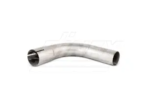 90ø Exhaust Bend, OD/ID=127/128, L=330, ALU